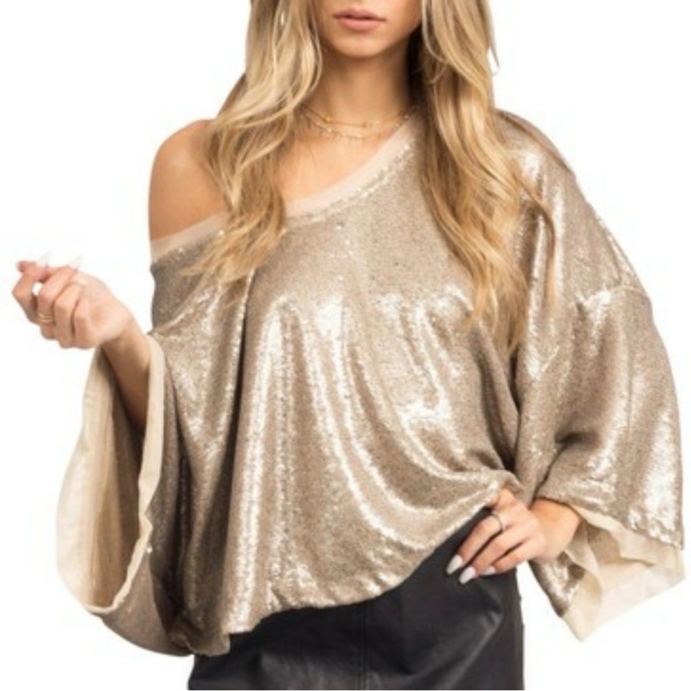 🆕 Free People Sequin Top